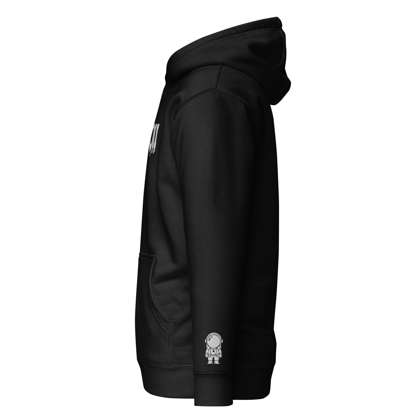 SpaceBoii Unisex Hoodie Embroider technique.