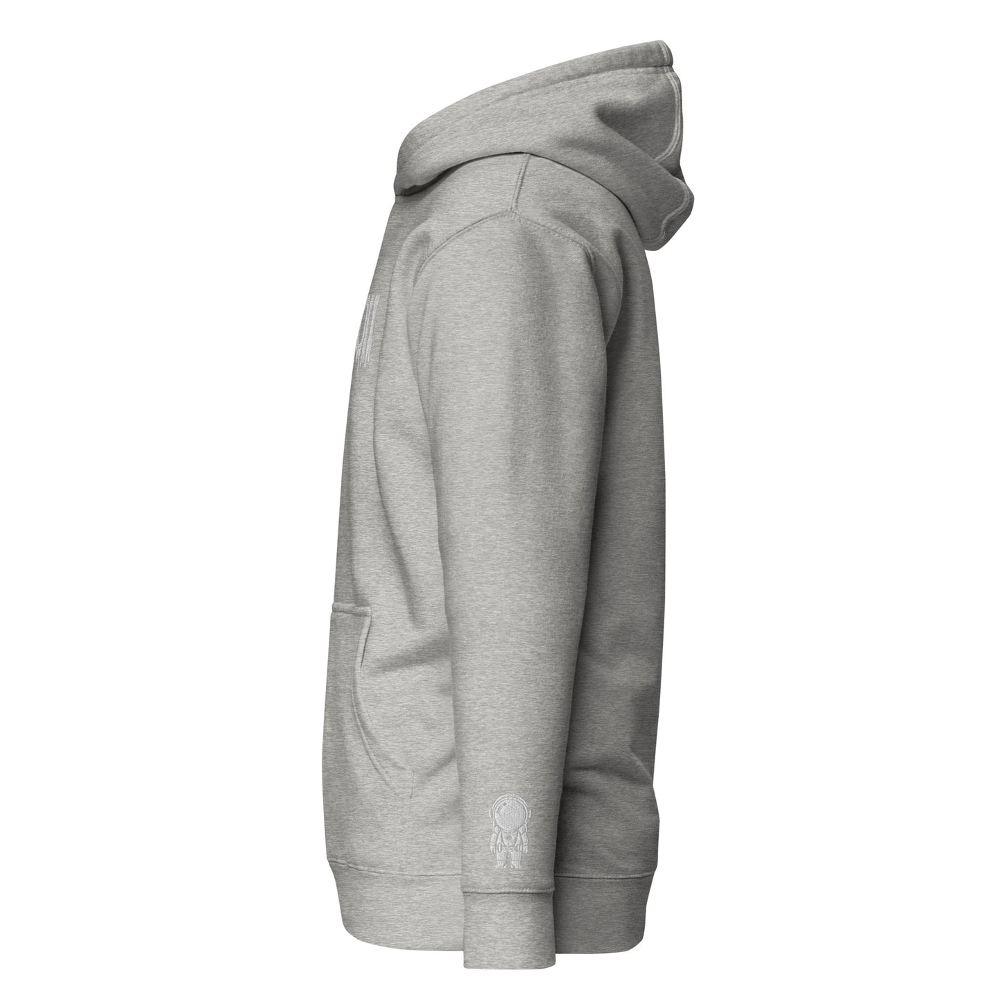 SpaceBoii Unisex Hoodie Embroider technique.