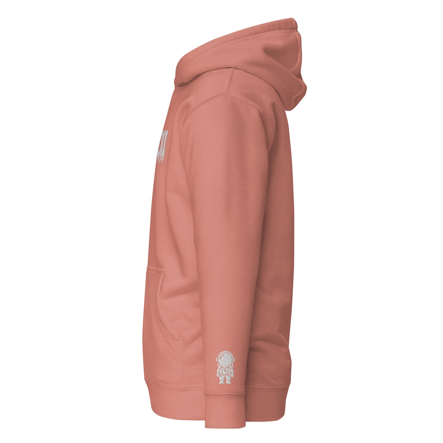 SpaceBoii Unisex Hoodie Embroider technique.