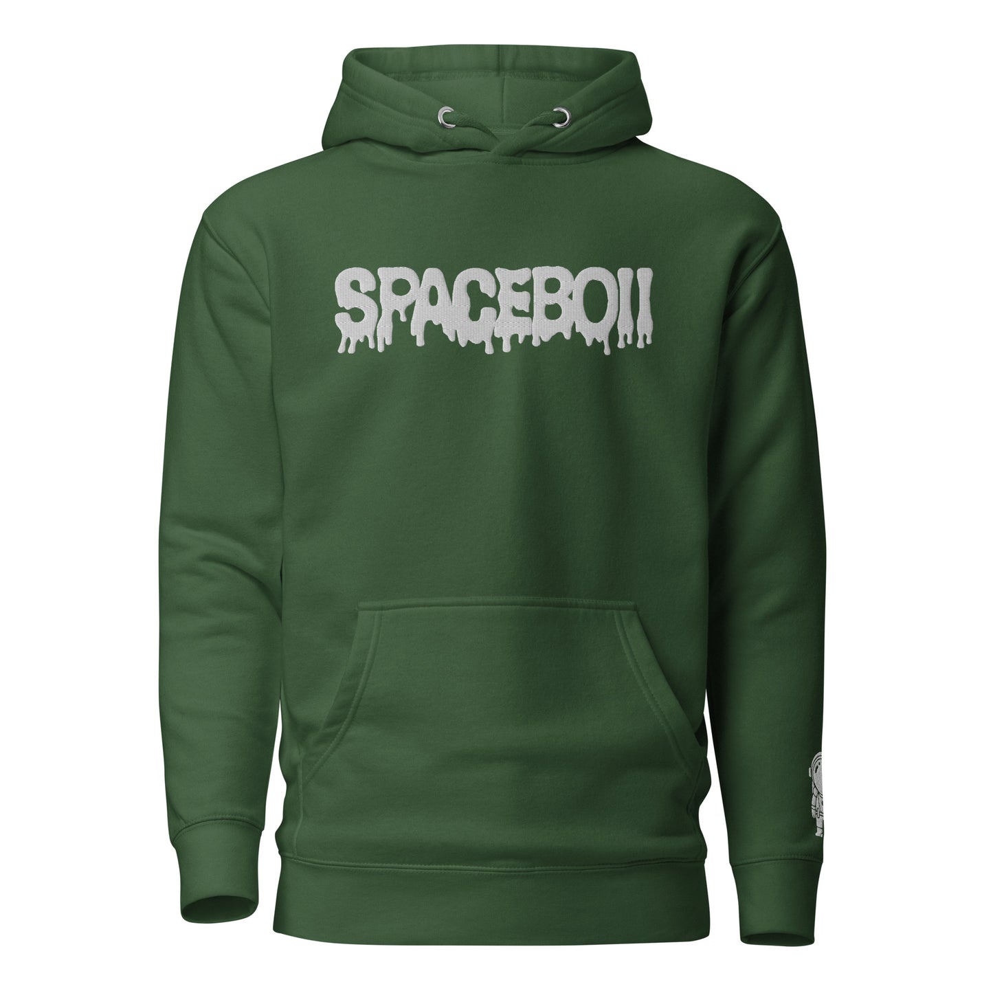 SpaceBoii Unisex Hoodie Embroider technique.