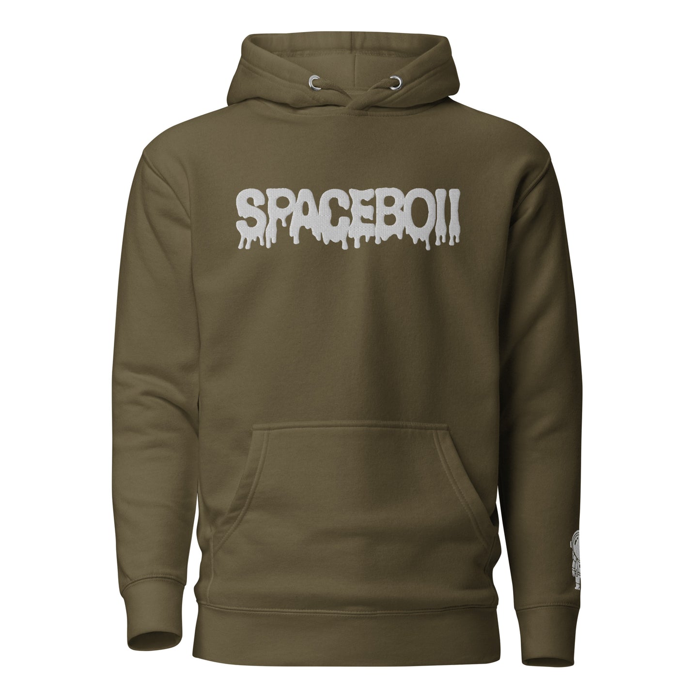 SpaceBoii Unisex Hoodie Embroider technique.