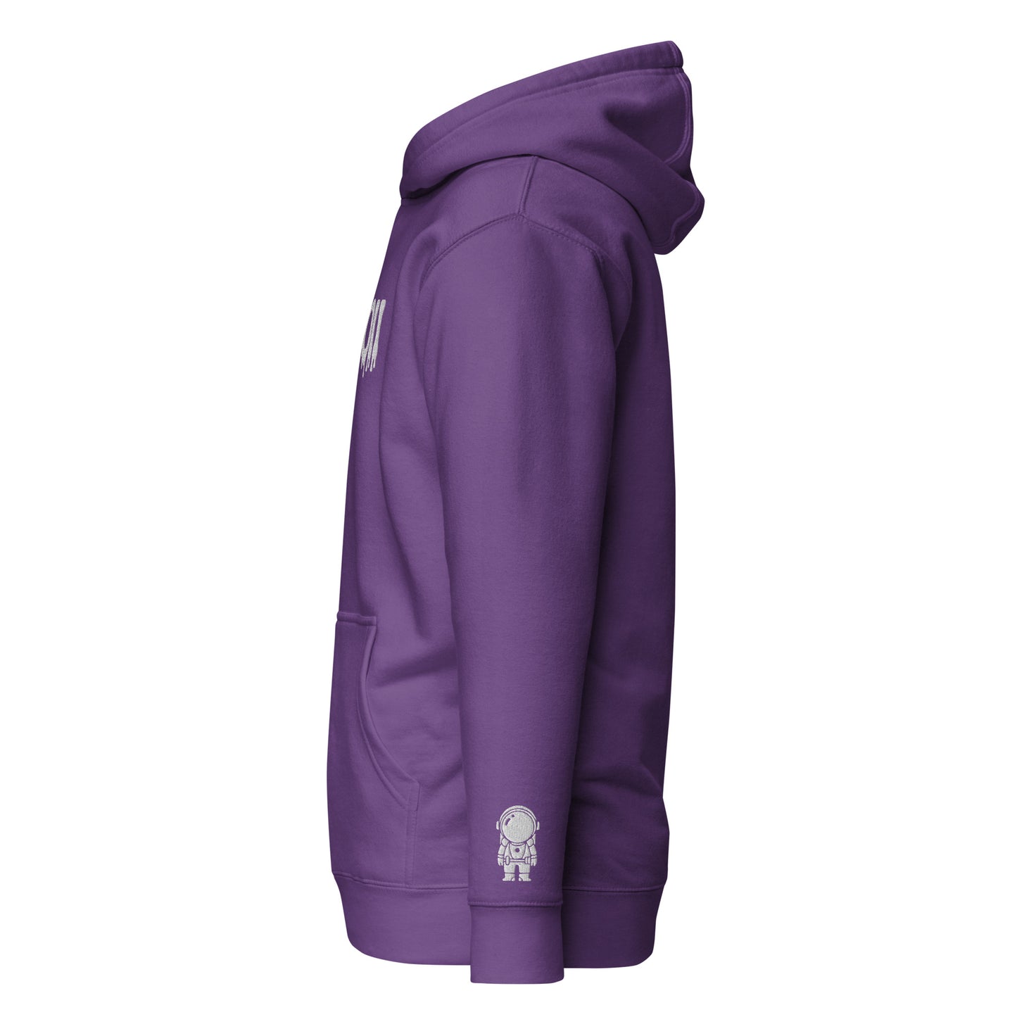 SpaceBoii Unisex Hoodie Embroider technique.