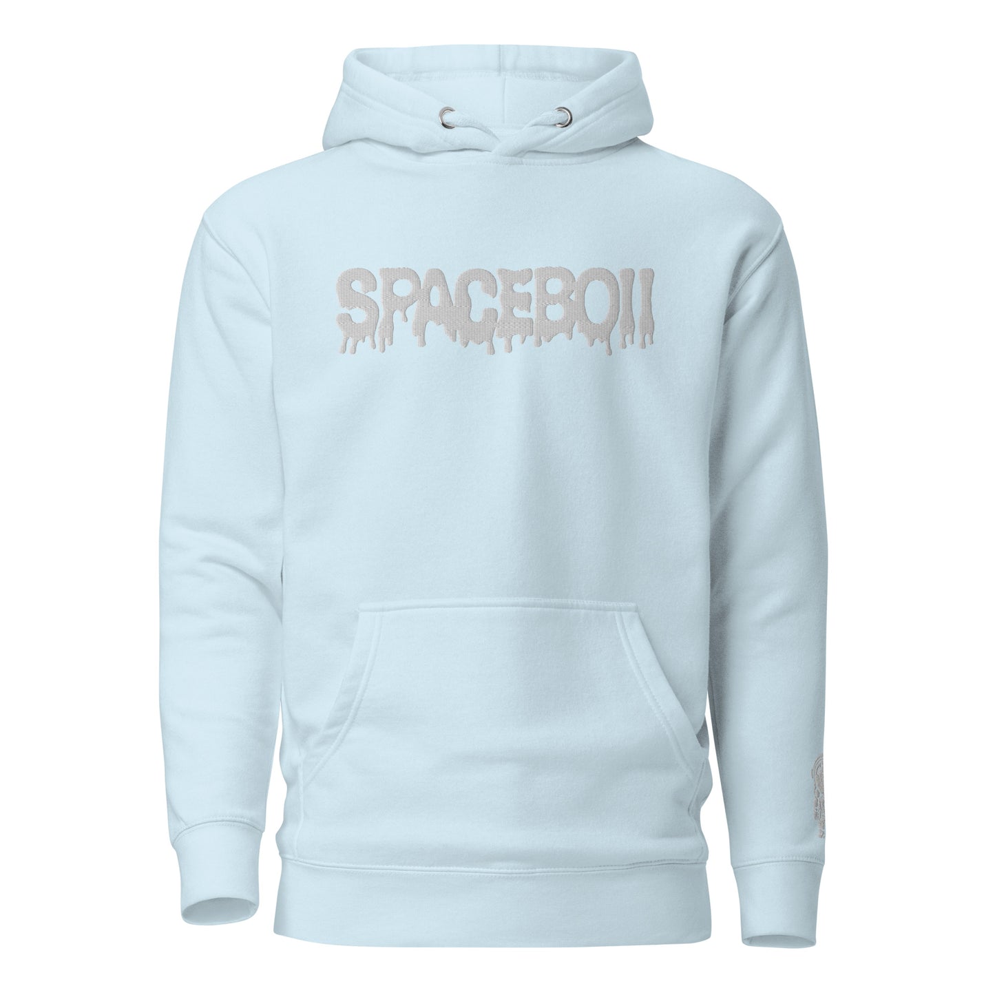 SpaceBoii Unisex Hoodie Embroider technique.