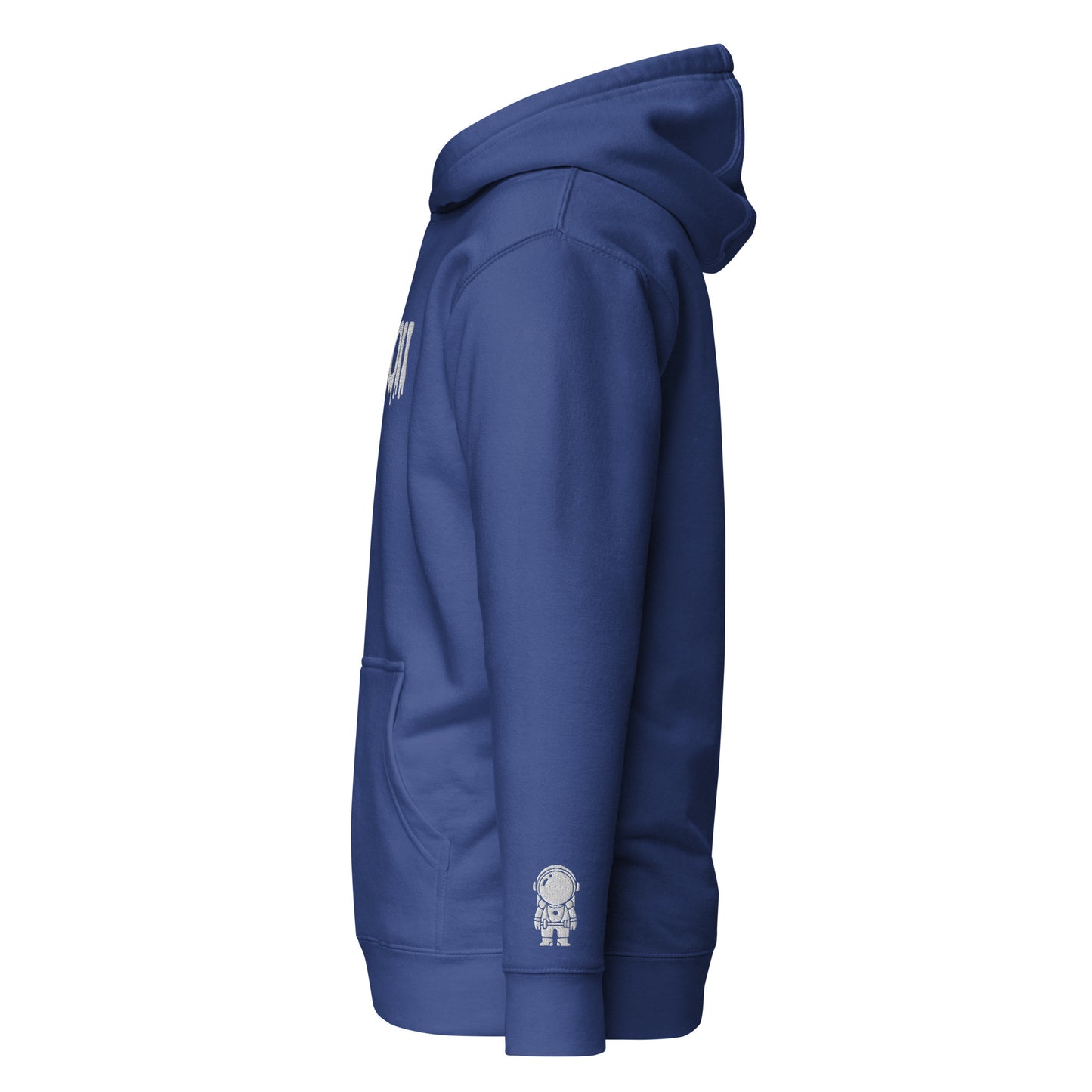 SpaceBoii Unisex Hoodie Embroider technique.