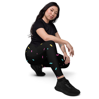 SpaceBoii Crossover leggings with pockets