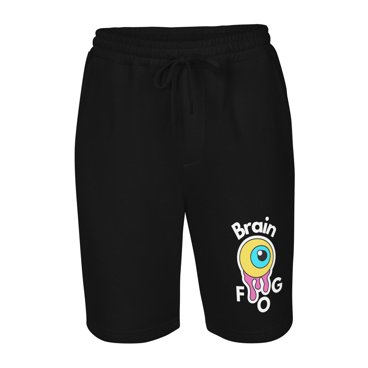 Brain Fog Unisex fleece shorts