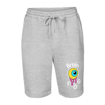 Brain Fog Unisex fleece shorts