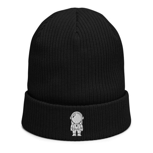 SpaceBoii (Astronaut) Organic ribbed beanie