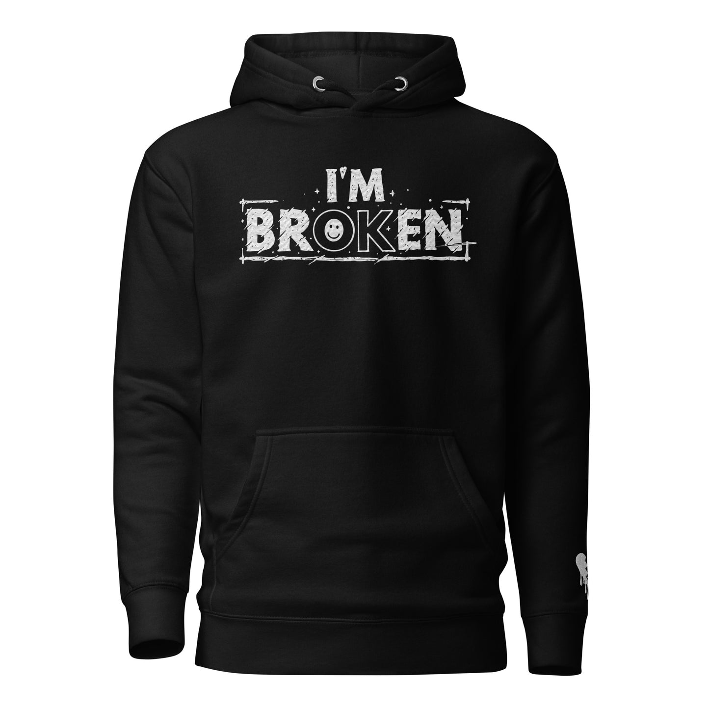 ImBroken Unisex Hoodie Embroider