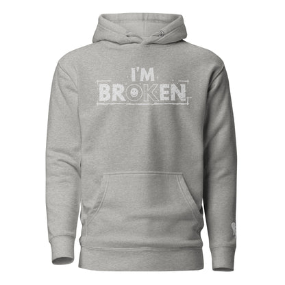 ImBroken Unisex Hoodie Embroider