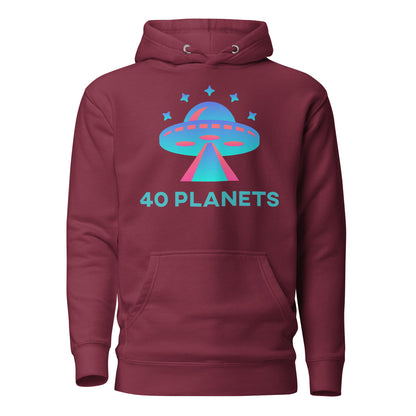 40Planets UFO Unisex Hoodie