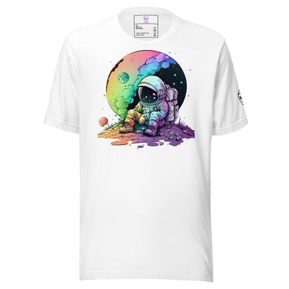 40PLANETS Lone Astronaut Unisex t-shirt